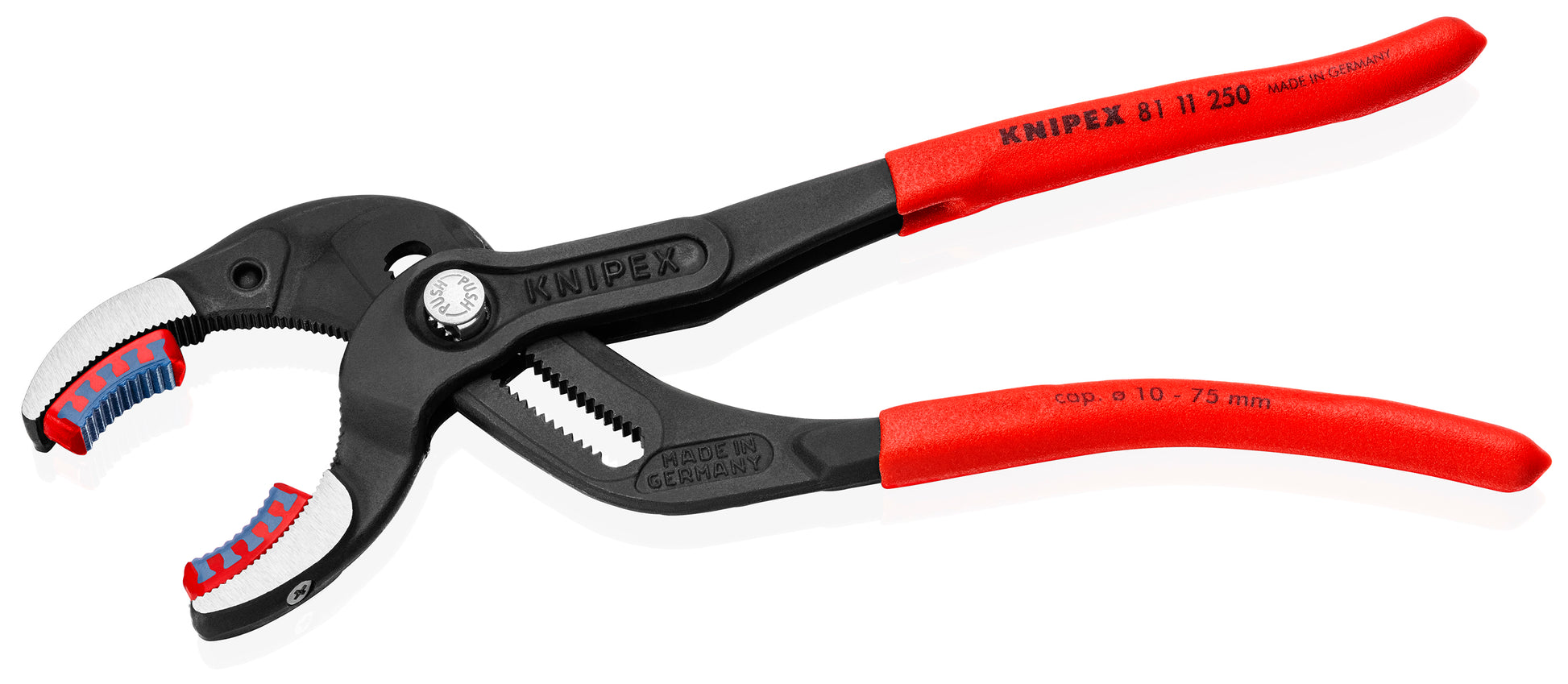 Knipex 81 11 250 Pipe Gripping Pliers-Replaceable Plastic Jaws - image 3