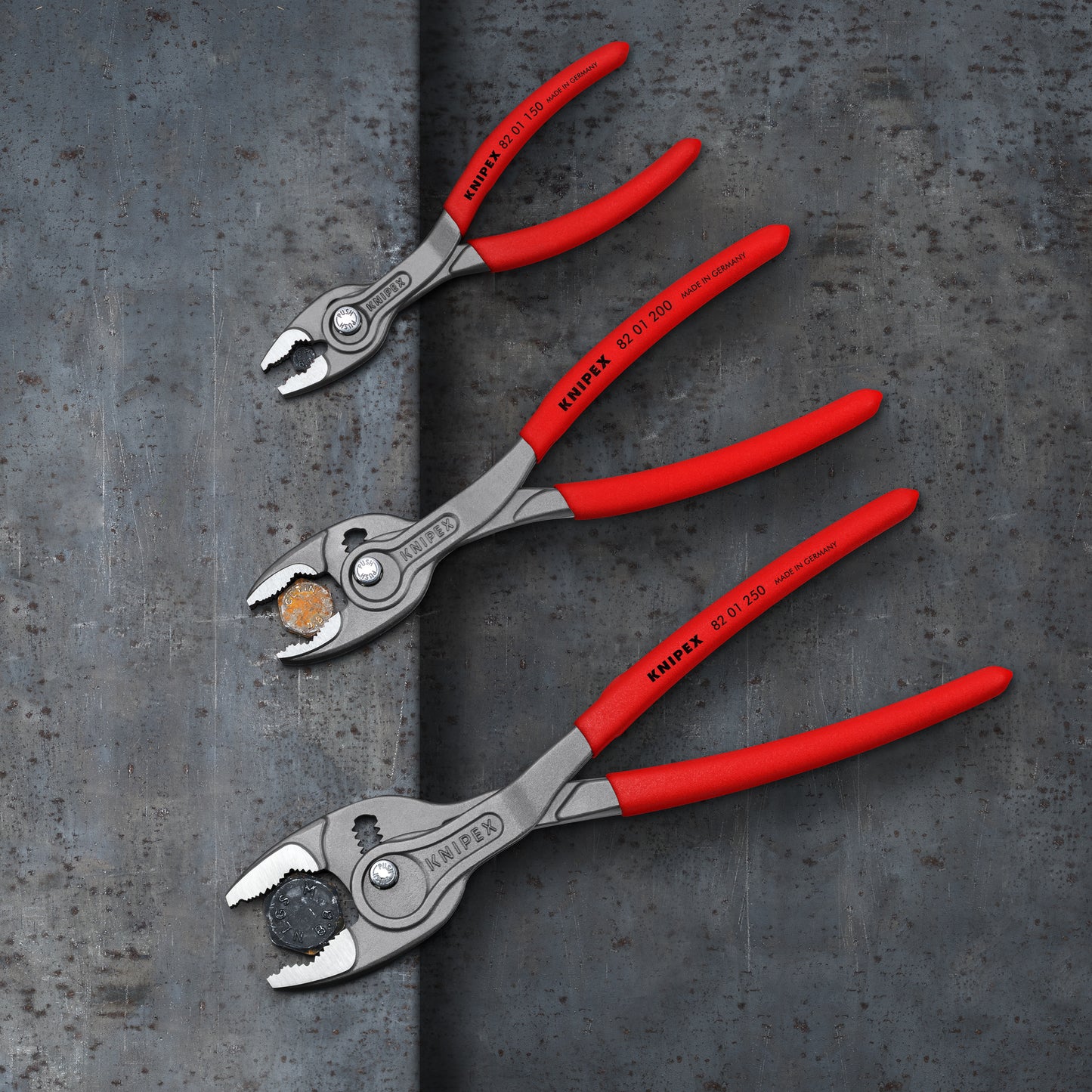 Knipex 00 19 61 V01 3 Pc TwinGrip Pliers Set in Tool Roll - image 8