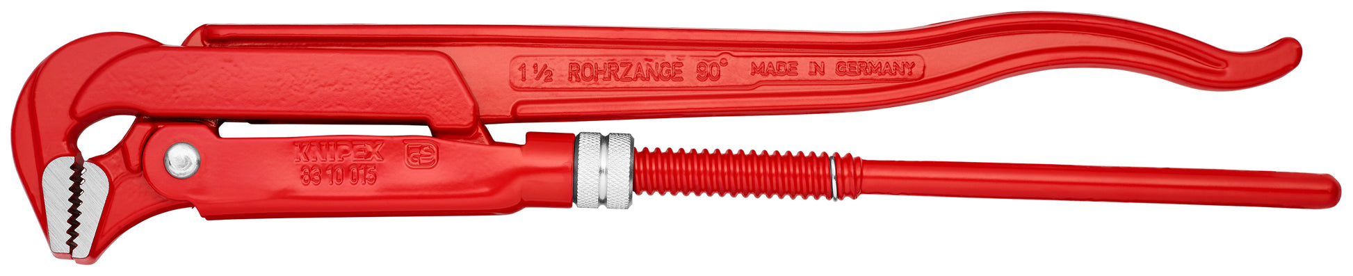 Knipex 83 10 015 Swedish Pipe Wrench-90° - KNIPEX Tools