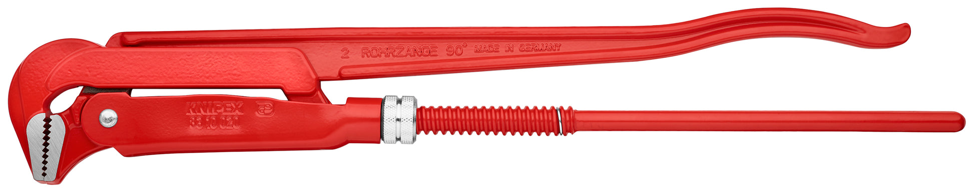Knipex 83 10 020 Swedish Pipe Wrench-90° - KNIPEX Tools