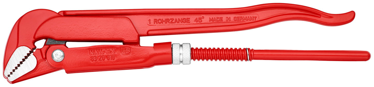 Knipex 83 20 010 Swedish Pipe Wrench-45° - KNIPEX Tools