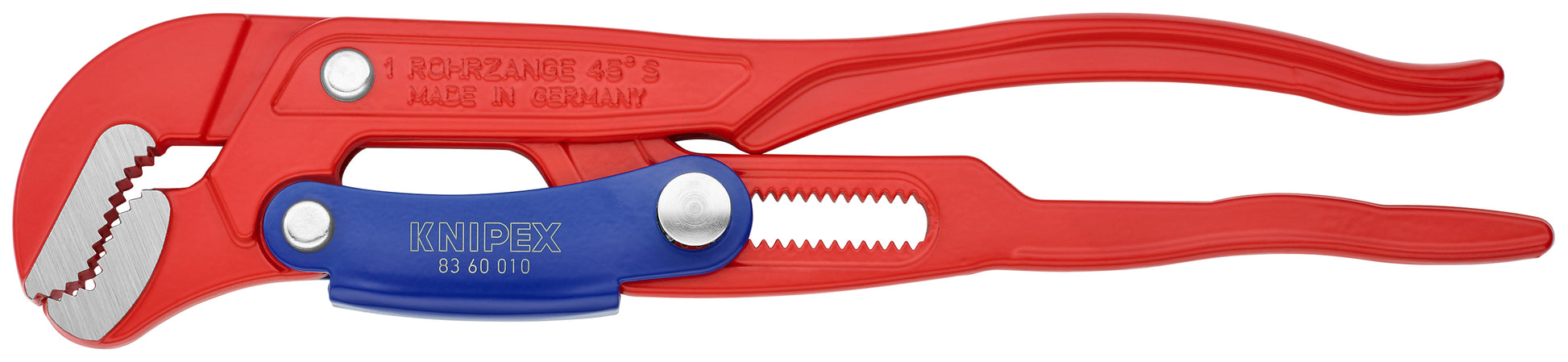 Knipex 83 60 010 Rapid Adjustment Swedish Pipe Wrench-S-Type - KNIPEX Tools