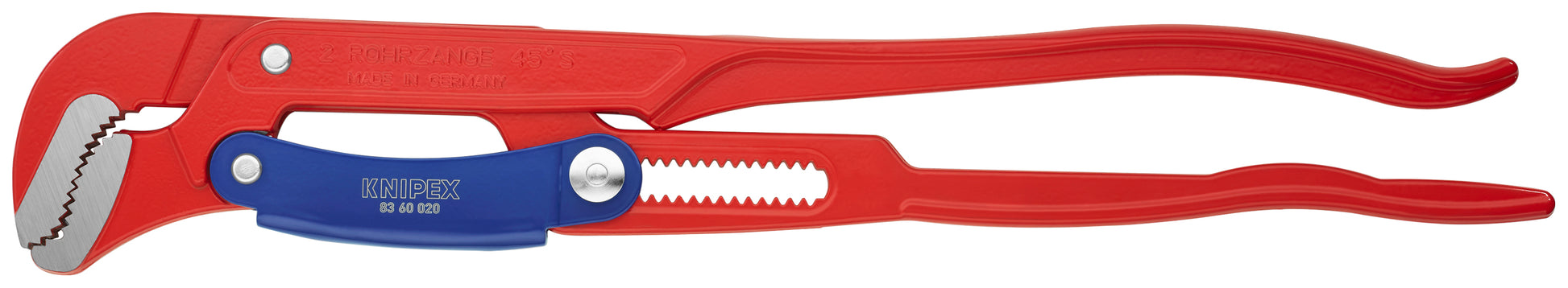 Knipex 83 60 020 Rapid Adjustment Swedish Pipe Wrench-S-Type - KNIPEX Tools