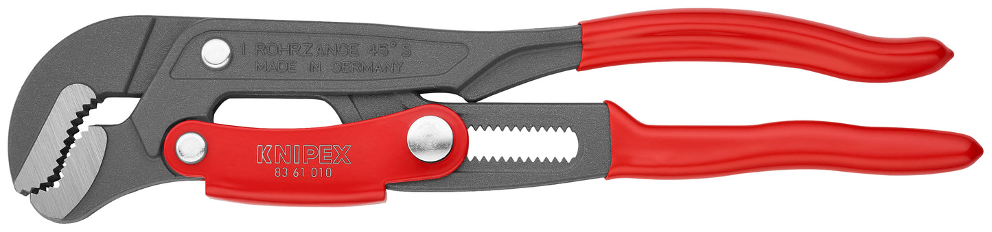 Knipex 83 61 010 Rapid Adjust Swedish Pipe Wrench-S-Type - KNIPEX Tools