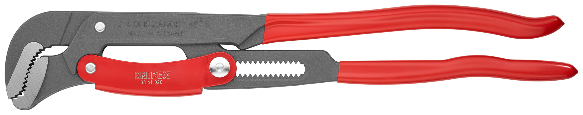 Knipex 83 61 020 Rapid Adjust Swedish Pipe Wrench-S-Type - KNIPEX Tools