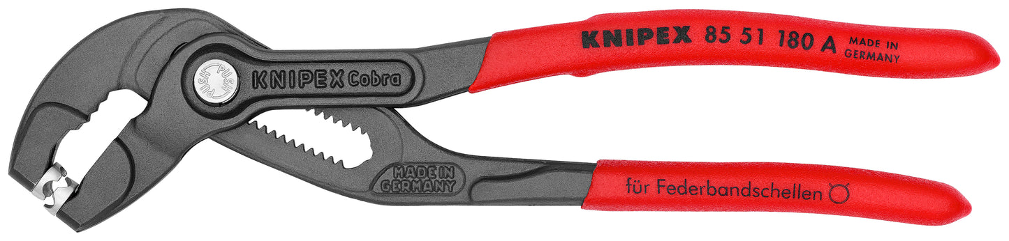 Knipex 85 51 180 A Spring Hose Clamp Pliers - KNIPEX Tools
