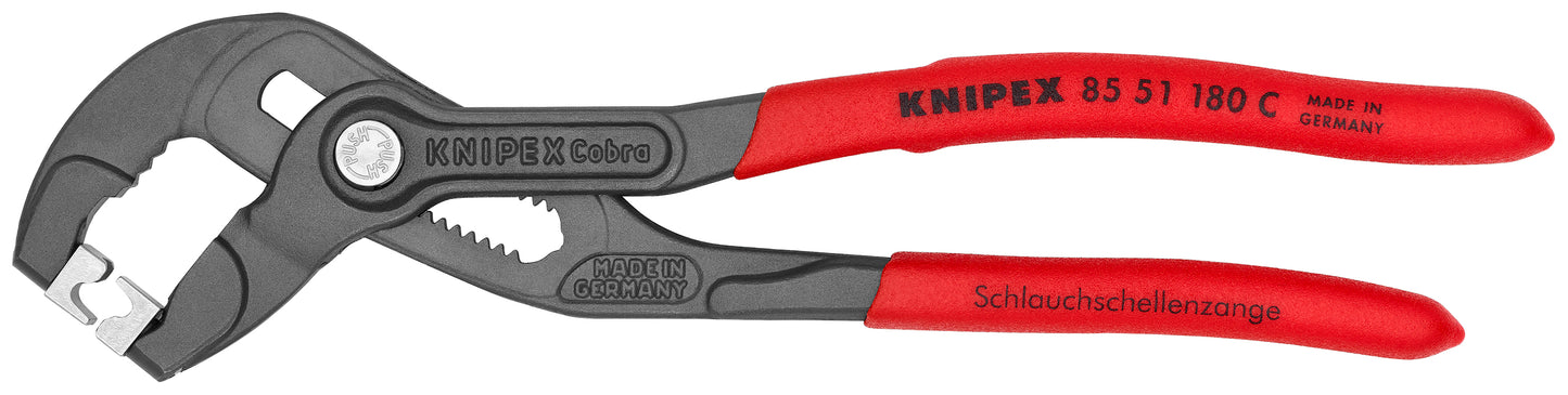 Knipex 85 51 180 C SBA Hose Clamp Pliers for Click Clamps - KNIPEX Tools