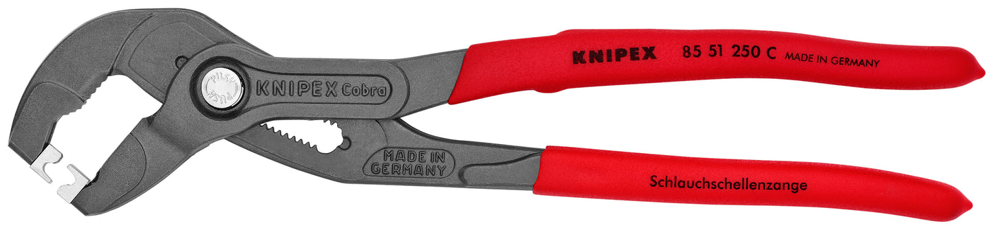 Knipex 85 51 250 C SBA Hose Clamp Pliers for Click Clamps - KNIPEX Tools