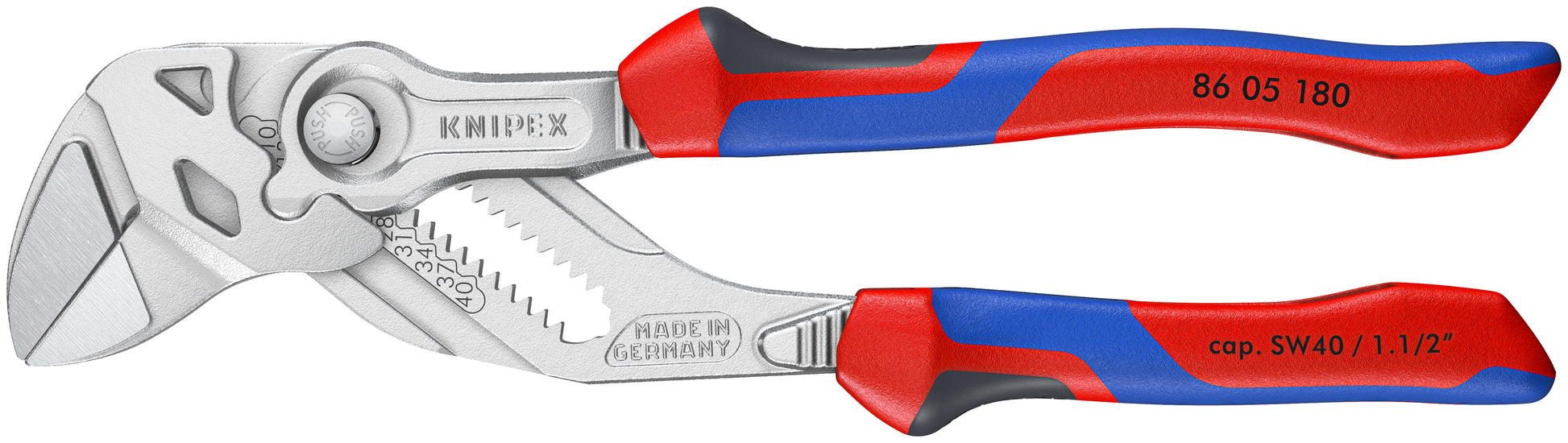 Knipex 86 05 180 SBA Pliers Wrench - KNIPEX Tools
