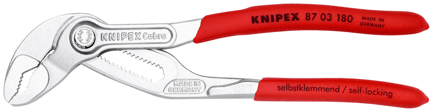 Knipex 87 03 180 Cobra® Water Pump Pliers - KNIPEX Tools
