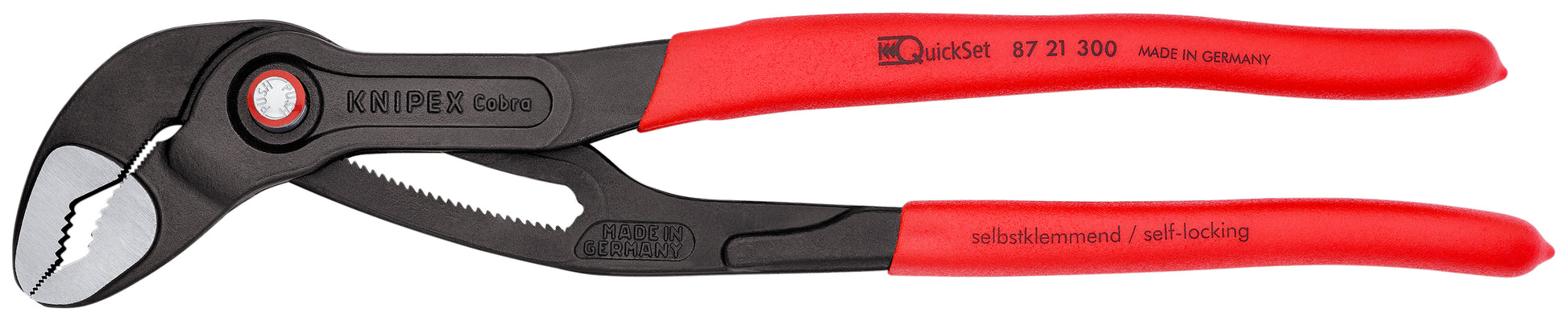 Knipex 87 21 300 SBA Cobra® QuickSet Water Pump Pliers - KNIPEX Tools