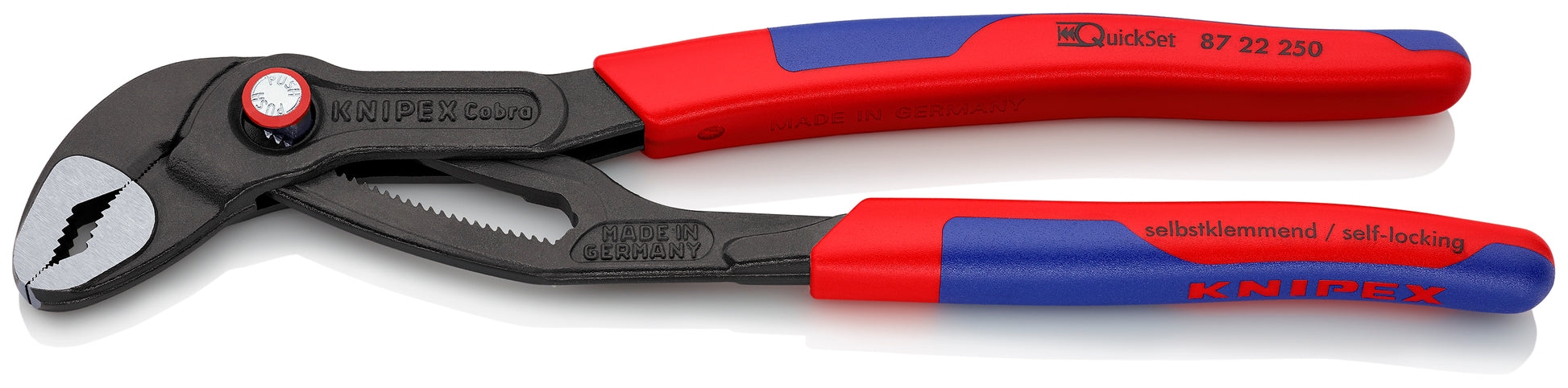 Knipex 87 22 250 Cobra® QuickSet Water Pump Pliers - image 2