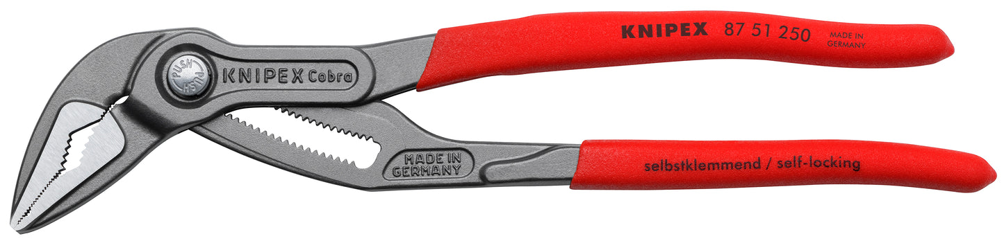 Knipex 87 51 250 SBA Cobra® Extra-Slim (ES) Water Pump Pliers - KNIPEX Tools