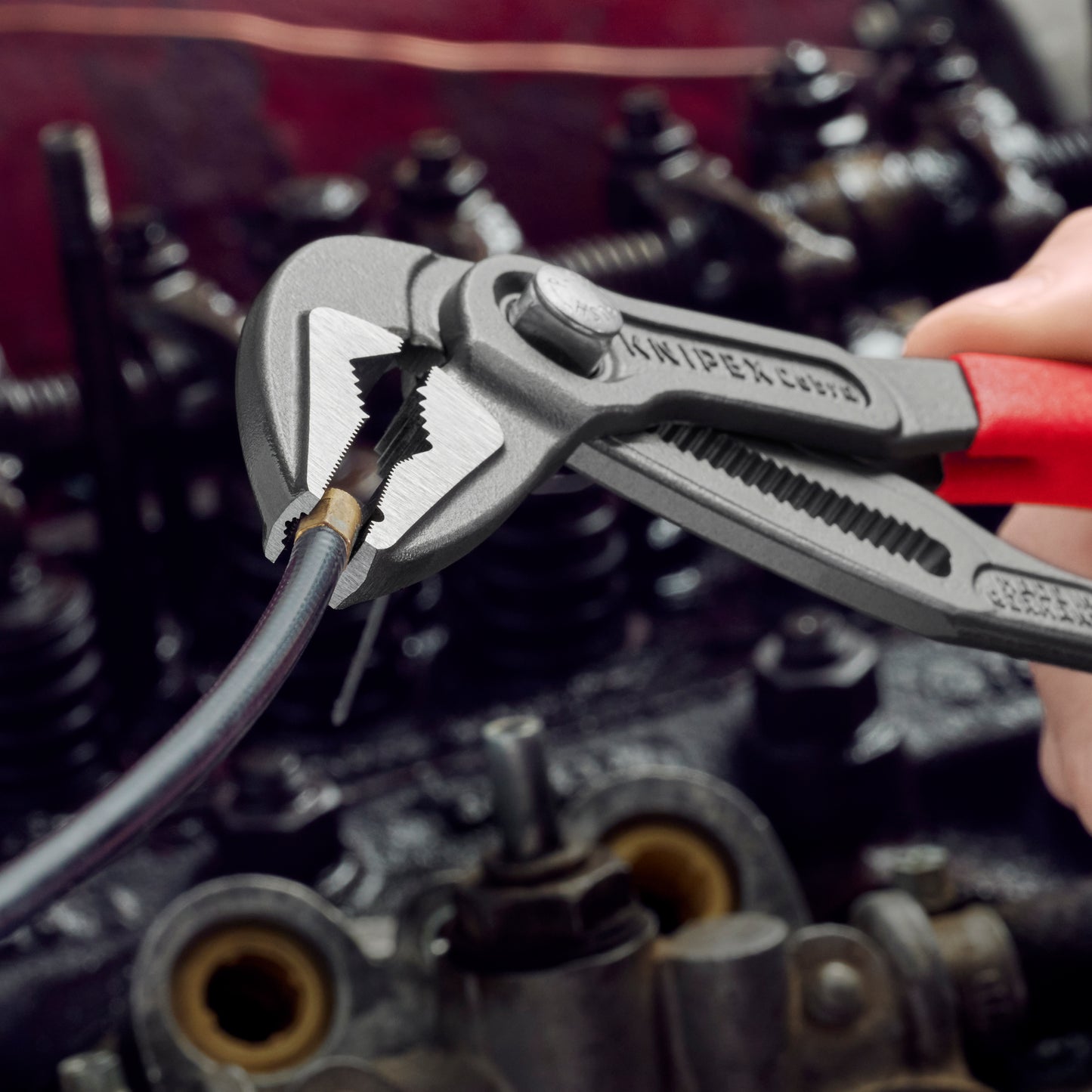 Knipex 9K 00 80 189 US 2 Pc Cobra® ES (Extra-Slim) Pliers Set (7 1/4", 10") - image 10