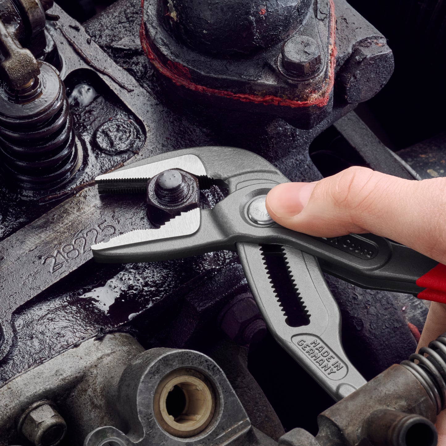 Knipex 9K 00 80 189 US 2 Pc Cobra® ES (Extra-Slim) Pliers Set (7 1/4", 10") - image 11