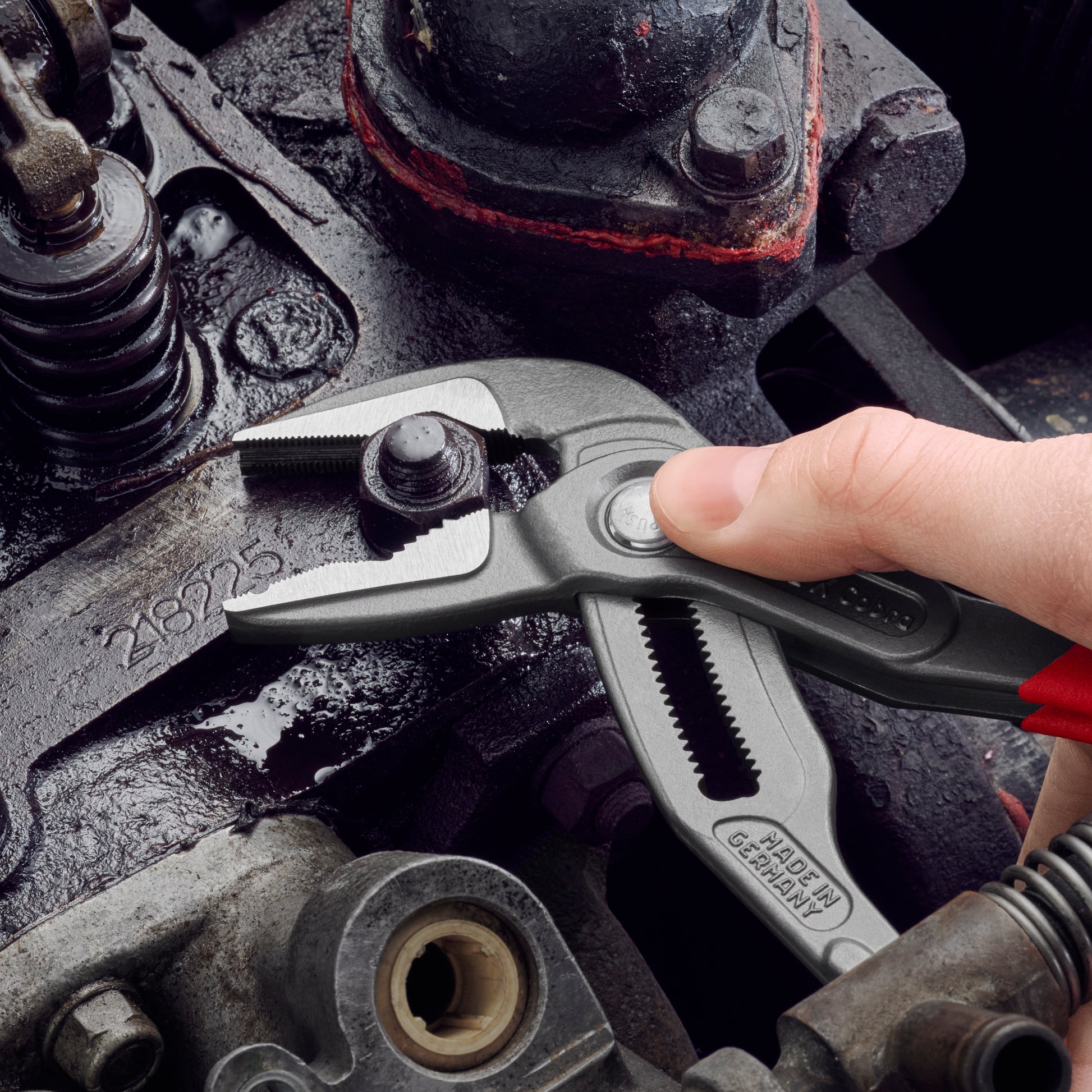 Knipex 9K 00 80 189 US 2 Pc Cobra® ES (Extra-Slim) Pliers Set (7 1/4", 10") - image 11