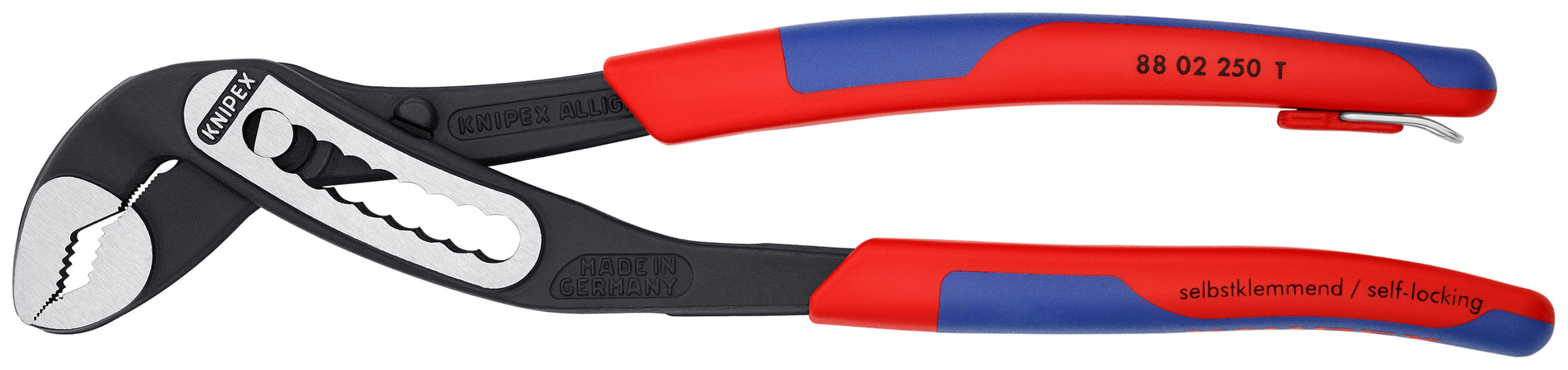 Knipex 88 02 250 T BKA Alligator® Water Pump Pliers-Tethered Attachment - KNIPEX Tools