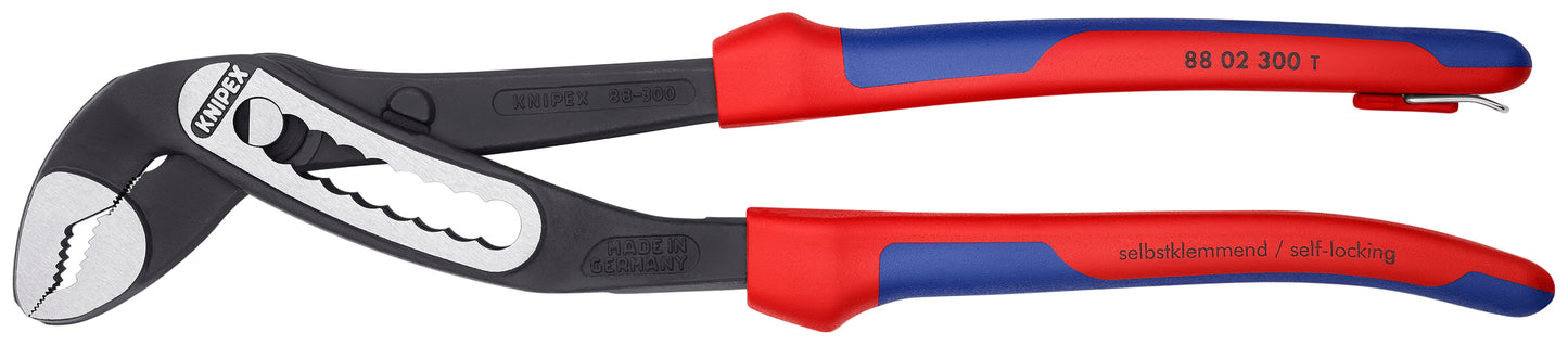 Knipex 88 02 300 T BKA Alligator® Water Pump Pliers-Tethered Attachment - KNIPEX Tools