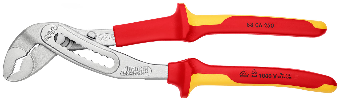 Knipex 88 06 250 Alligator® Water Pump Pliers-1000V Insulated - KNIPEX Tools