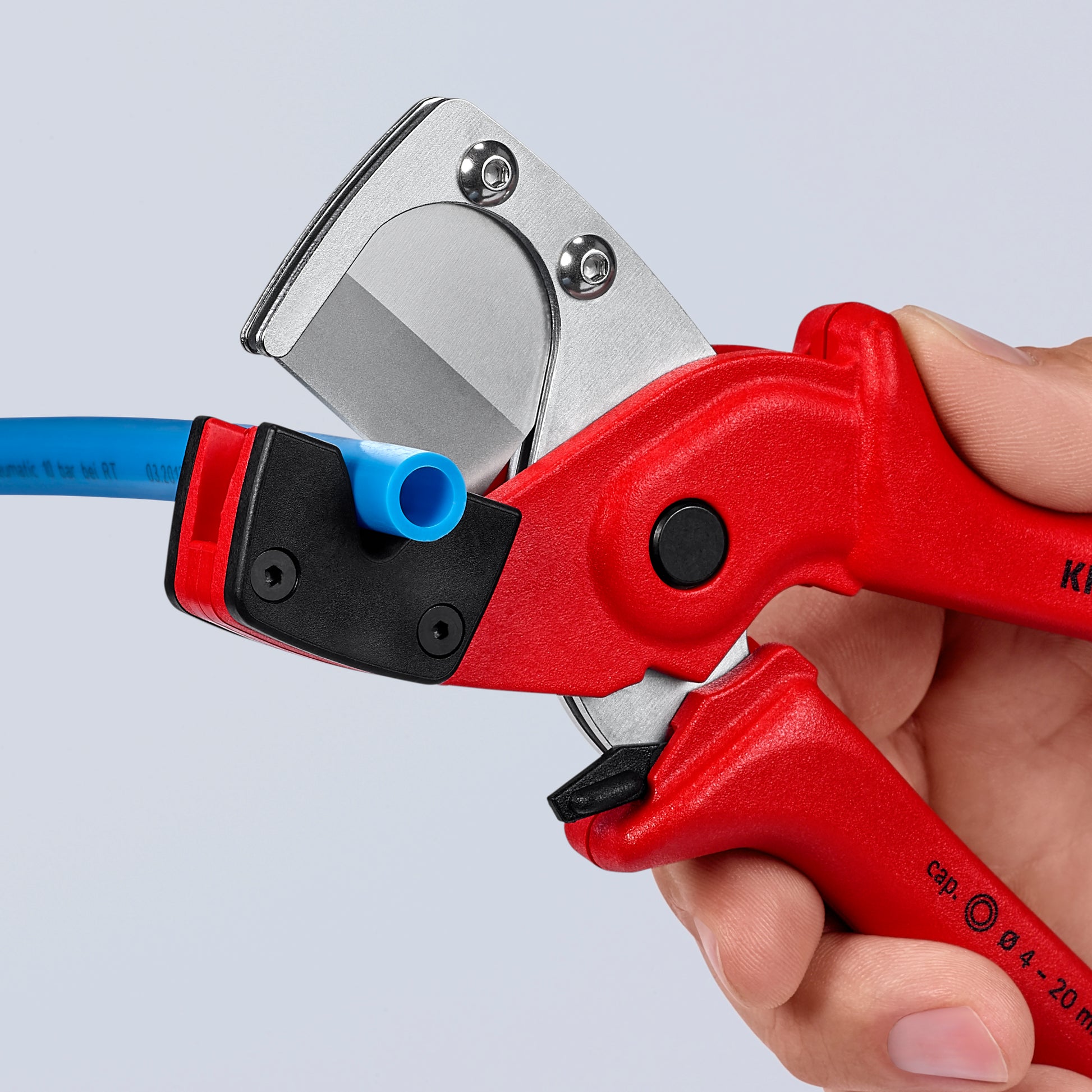 Knipex 90 10 185 Pneumatic Hose Cutter - image 6