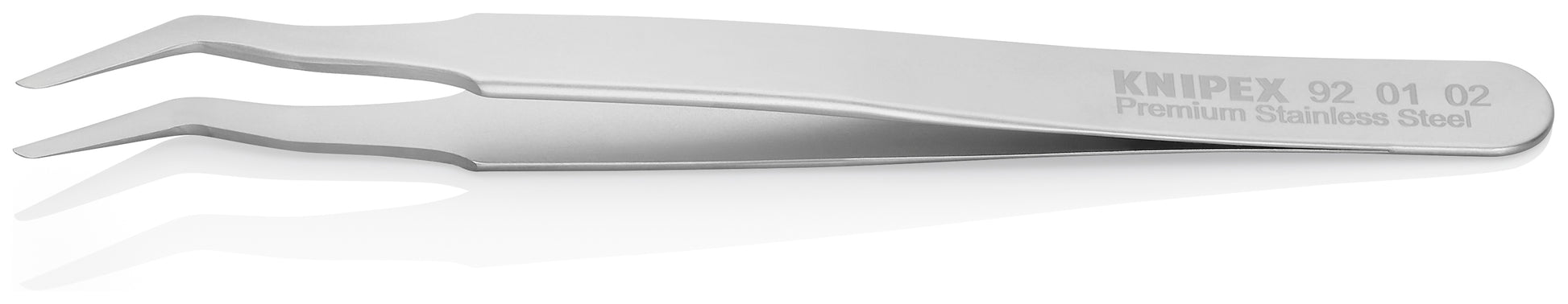 Knipex 92 01 02 Premium Stainless Steel Positioning Tweezers-35°Angled-SMD - image 3