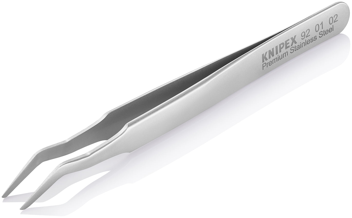 Knipex 92 01 02 Premium Stainless Steel Positioning Tweezers-35°Angled-SMD - image 4