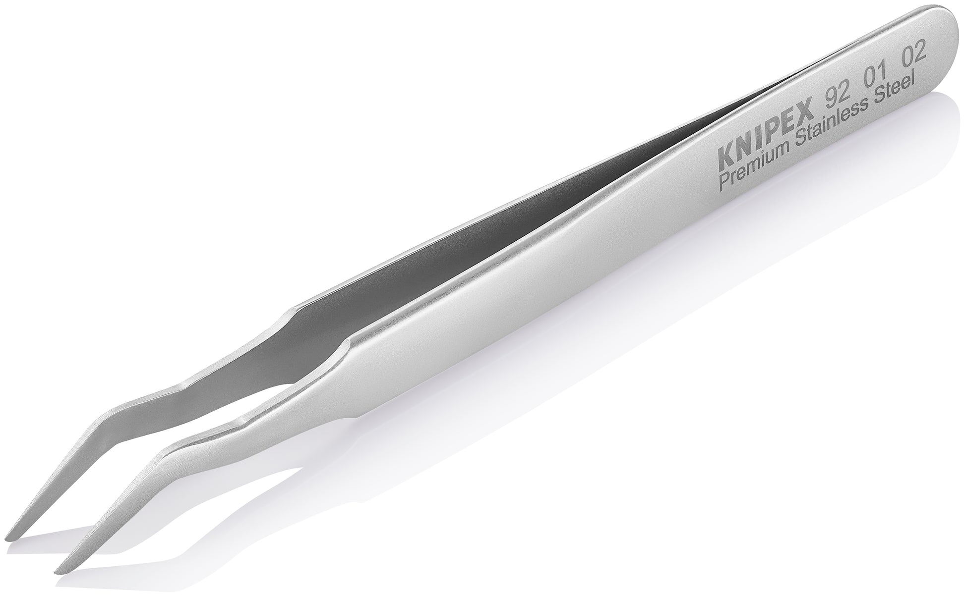 Knipex 92 01 02 Premium Stainless Steel Positioning Tweezers-35°Angled-SMD - image 4