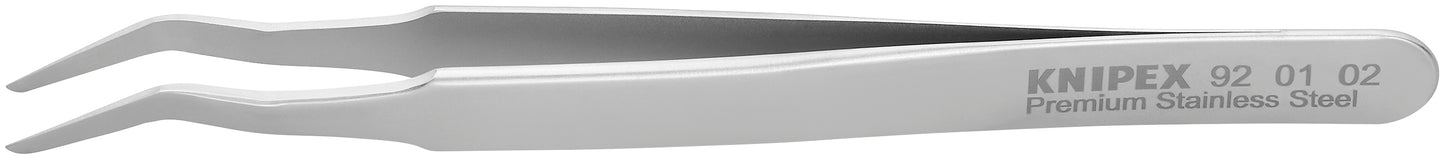 Knipex 92 00 03 5 Pc Stainless Steel Tweezers Set in Tool Roll, SMD - image 5