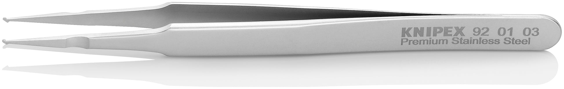 Knipex 92 01 03 Premium Stainless Steel Positioning Tweezers-SMD - image 2