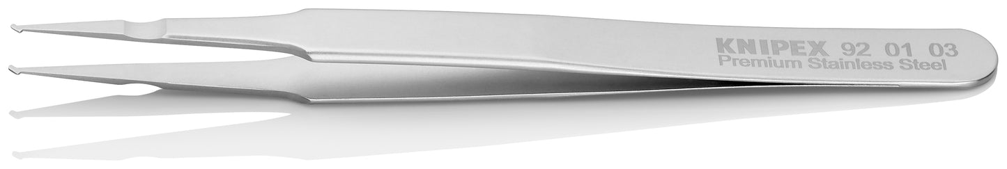 Knipex 92 01 03 Premium Stainless Steel Positioning Tweezers-SMD - image 3