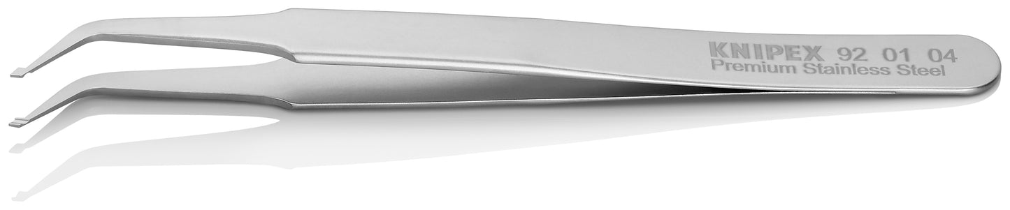 Knipex 92 01 04 Premium Stainless Steel Positioning Tweezers-45°Angled-SMD - image 3