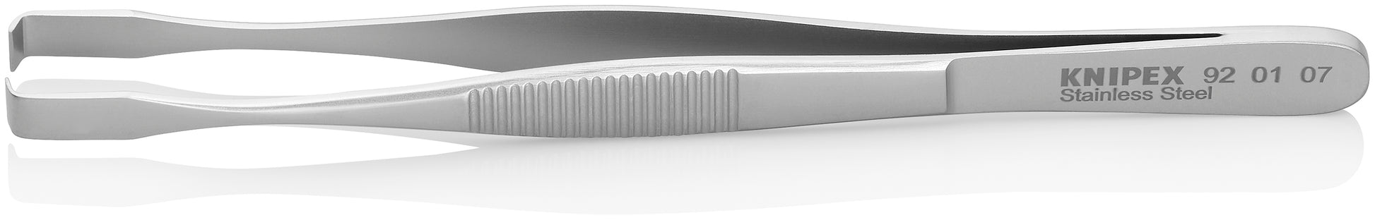 Knipex 92 01 07 Stainless Steel Positioning Tweezers-90° Angled - image 2