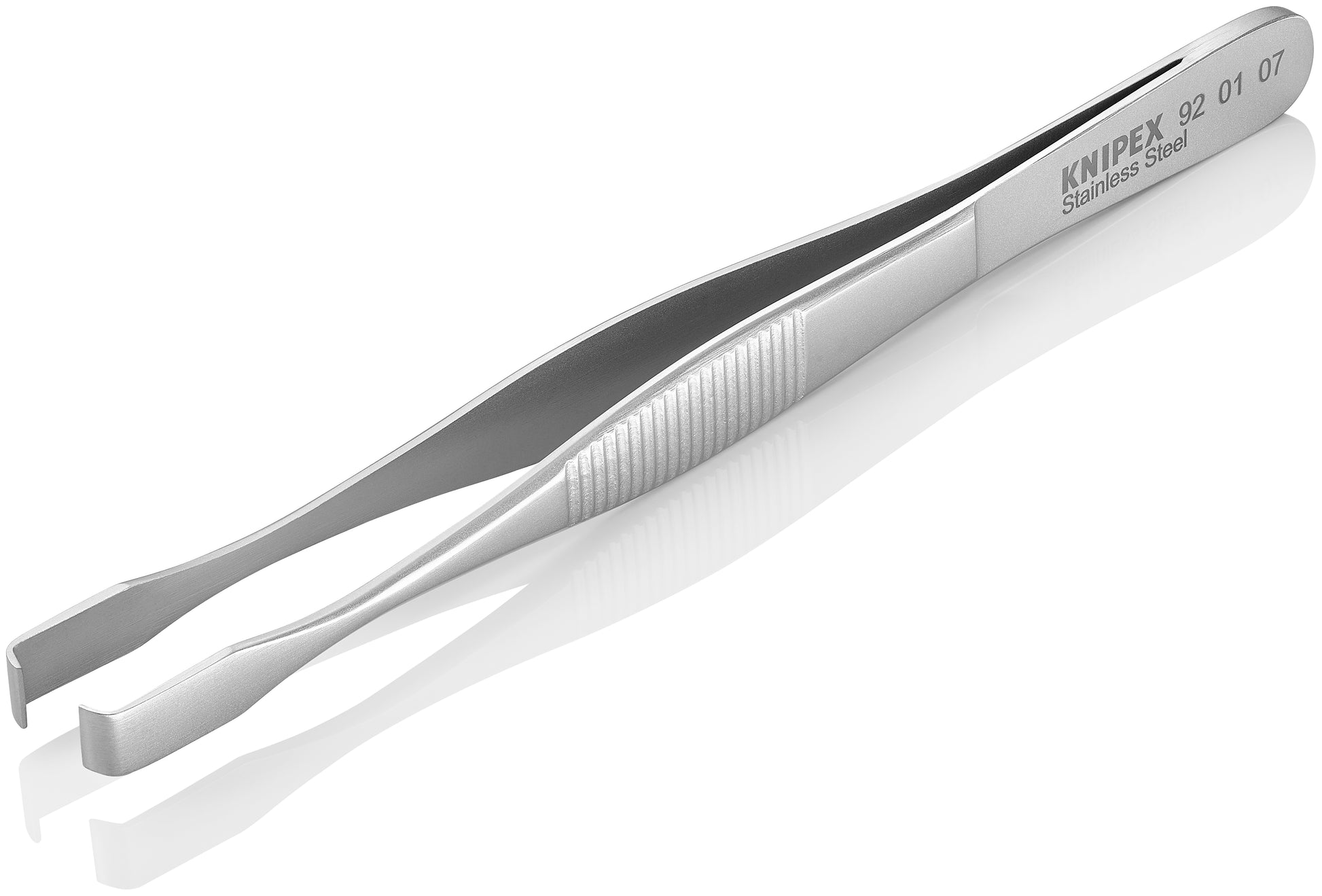 Knipex 92 01 07 Stainless Steel Positioning Tweezers-90° Angled - image 4