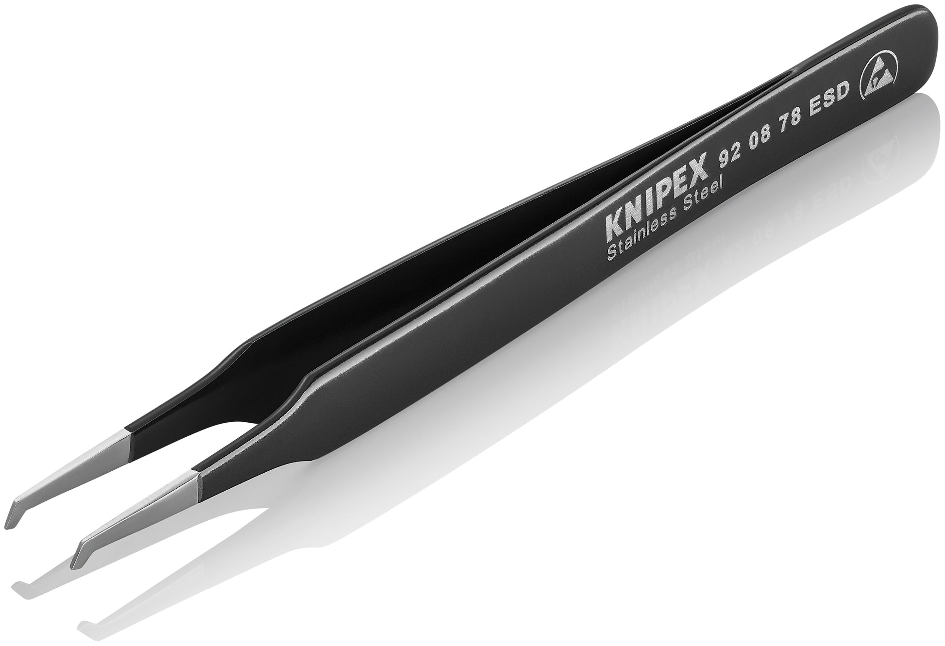 Knipex 92 08 78 ESD Stainless Steel Positioning Tweezers-ESD-SMD - image 4