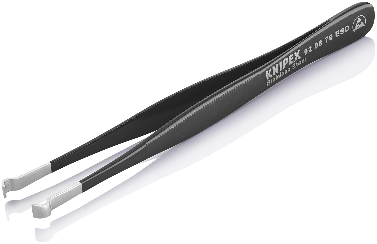 Knipex 92 08 79 ESD Stainless Steel Positioning Tweezers-ESD - image 4
