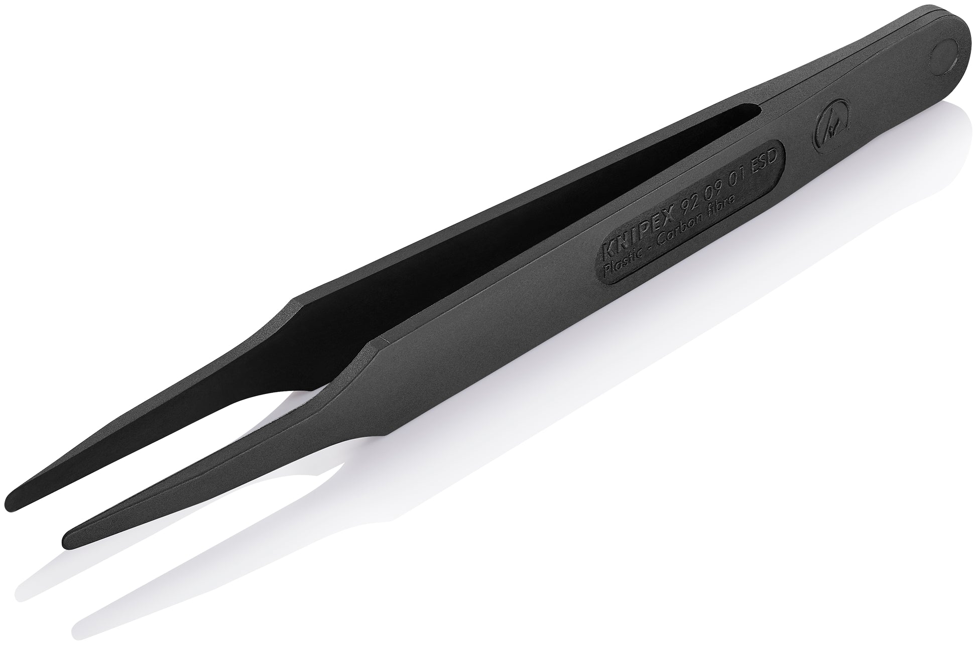 Knipex 92 09 01 ESD Plastic Gripping Tweezers-Blunt Tips-ESD - image 4