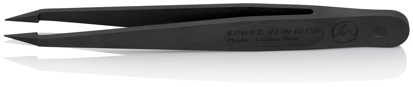 Knipex 92 09 02 ESD Plastic Gripping Tweezers-Needle-Point Tips-ESD - image 2