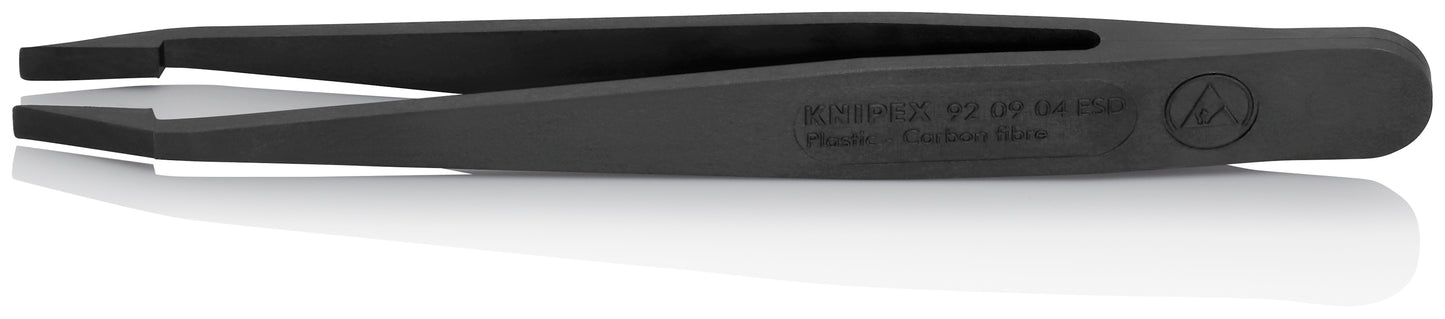 Knipex 92 09 04 ESD Plastic Gripping Tweezers-Blunt Tips-ESD - image 2