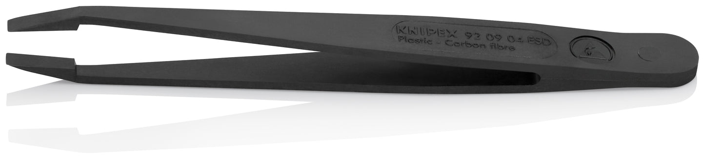 Knipex 92 09 04 ESD Plastic Gripping Tweezers-Blunt Tips-ESD - image 3