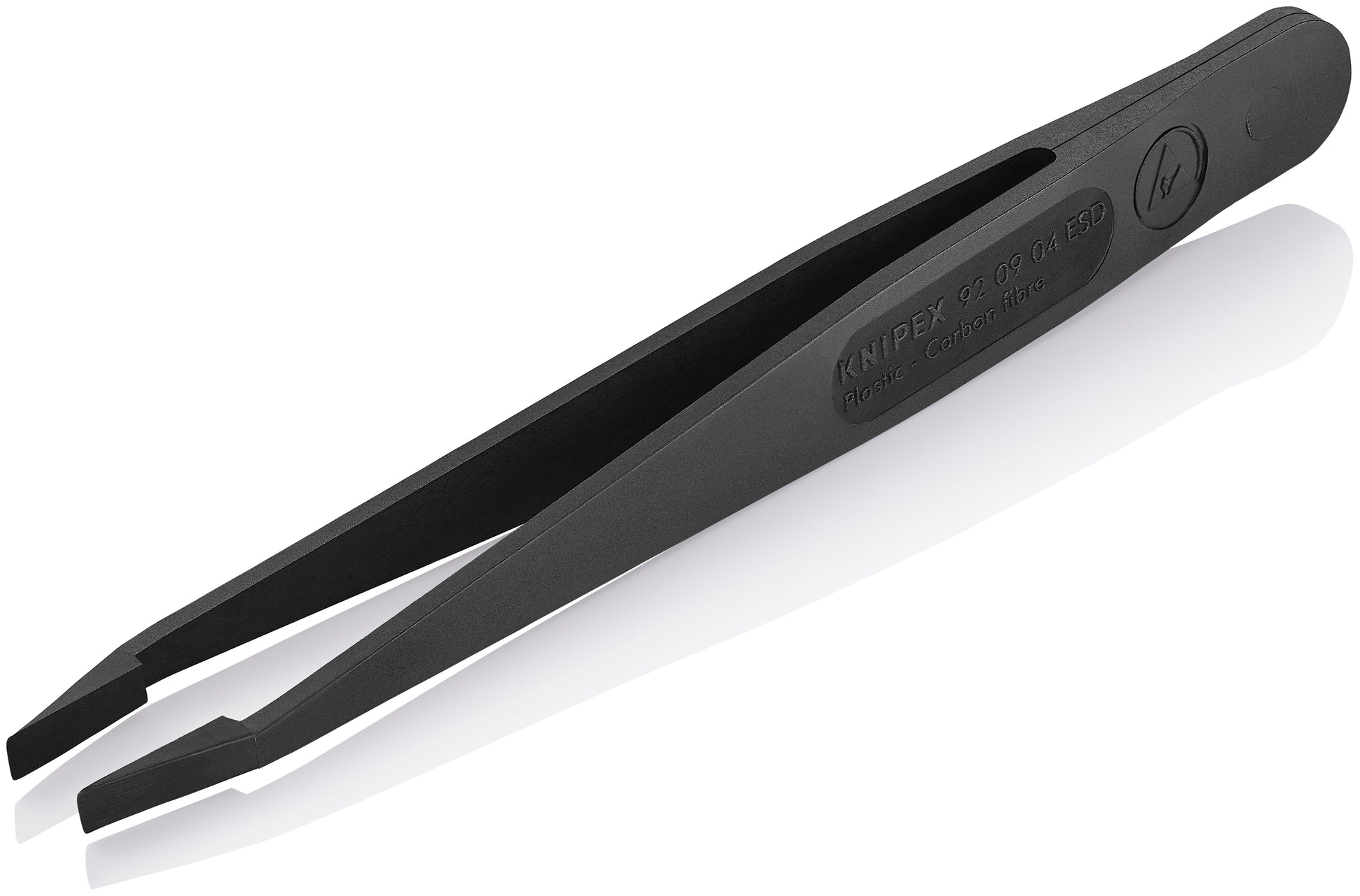 Knipex 92 09 04 ESD Plastic Gripping Tweezers-Blunt Tips-ESD - image 4