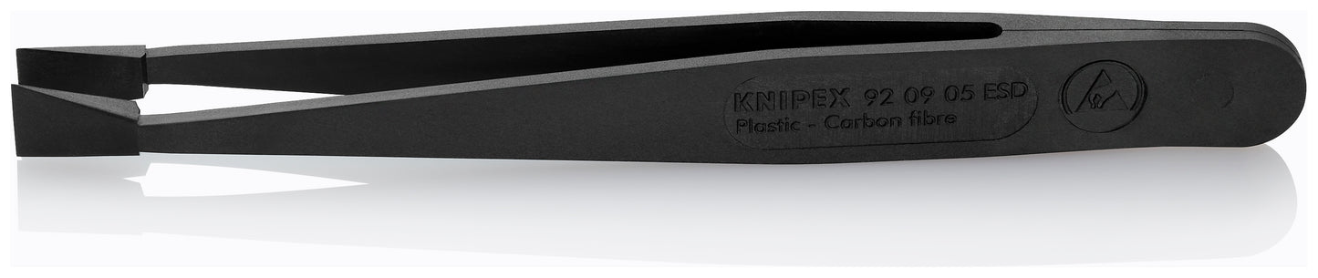 Knipex 92 09 05 ESD Plastic Gripping Tweezers-Blunt Tips-ESD - image 2