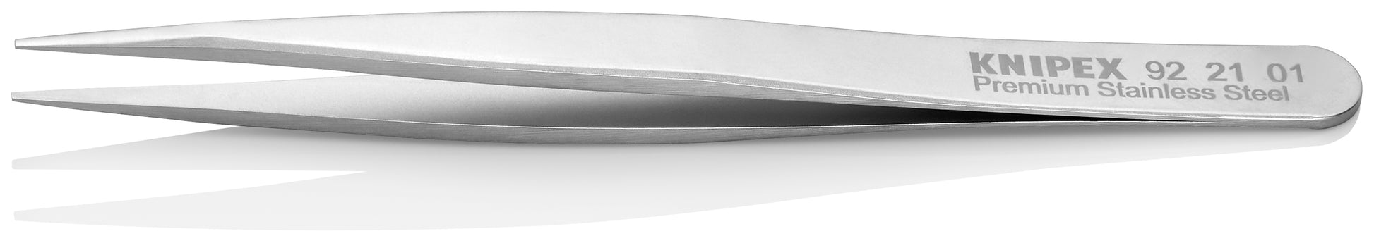 Knipex 92 21 01 Premium Stainless Steel Gripping Tweezers-Pointed Tips - image 3