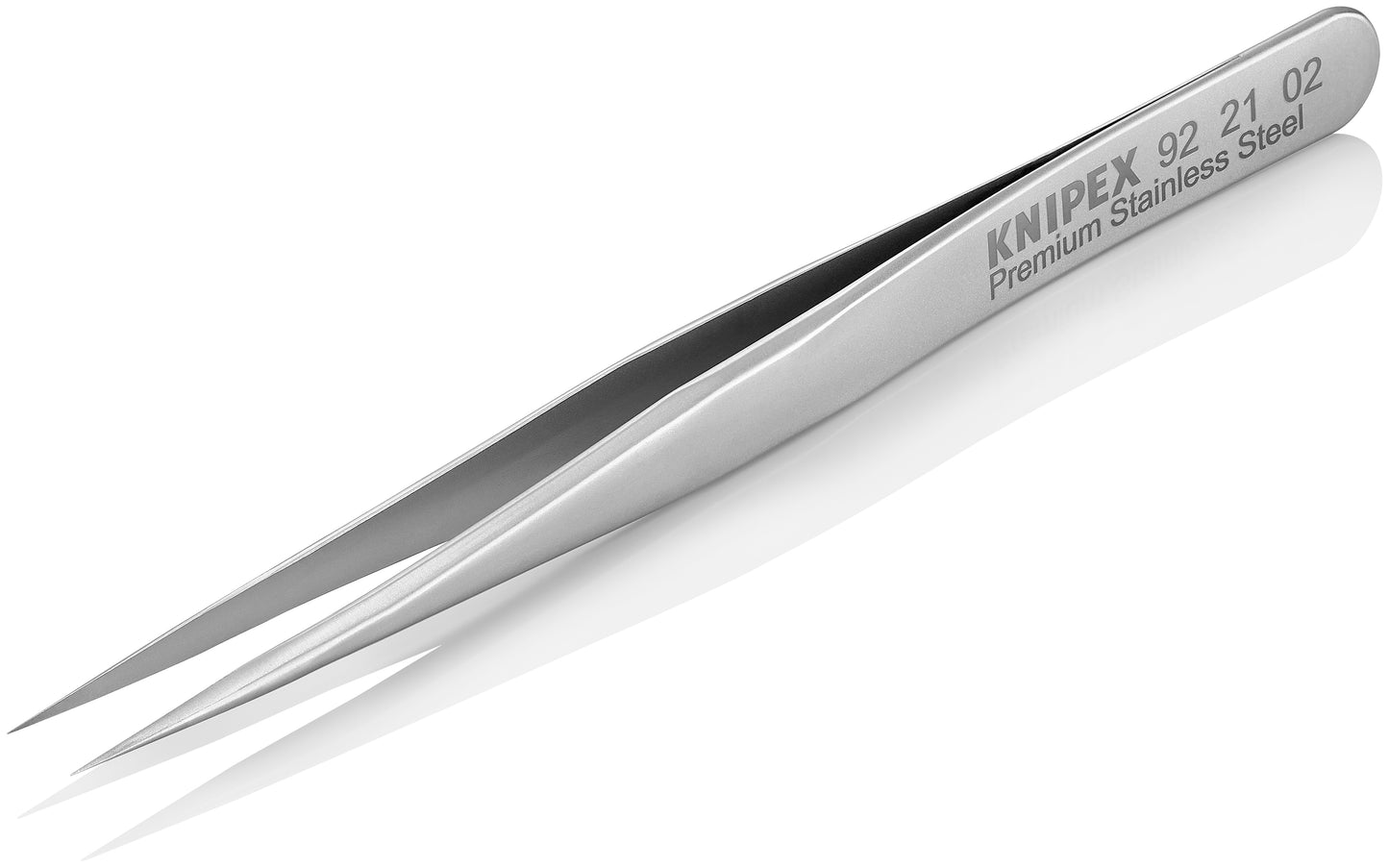 Knipex 92 21 02 Premium Stainless Steel Gripping Tweezers-Needle-Point Tips - image 4
