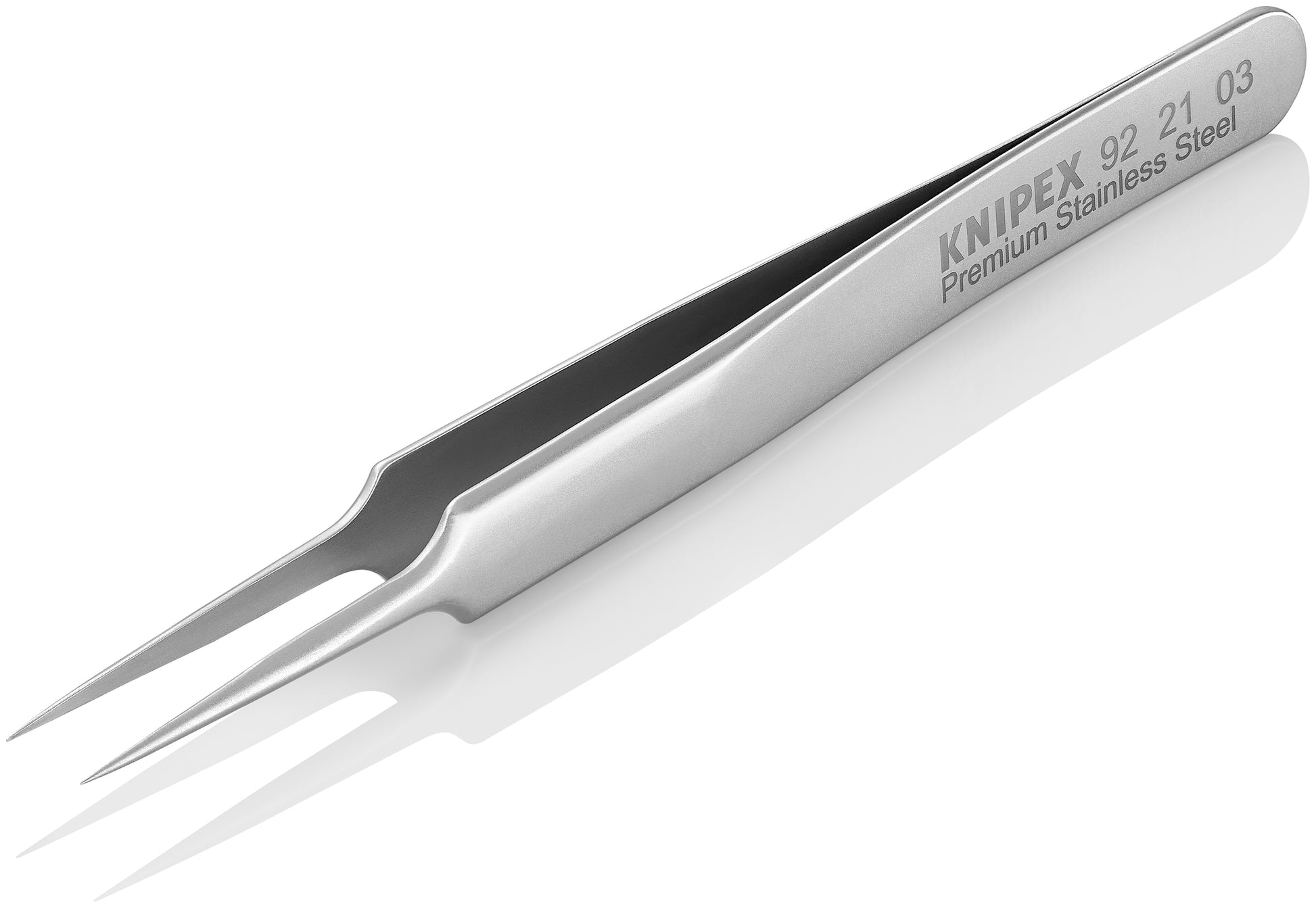 Knipex 92 21 03 Premium Stainless Steel Gripping Tweezers-Needle-Point Tips - image 4