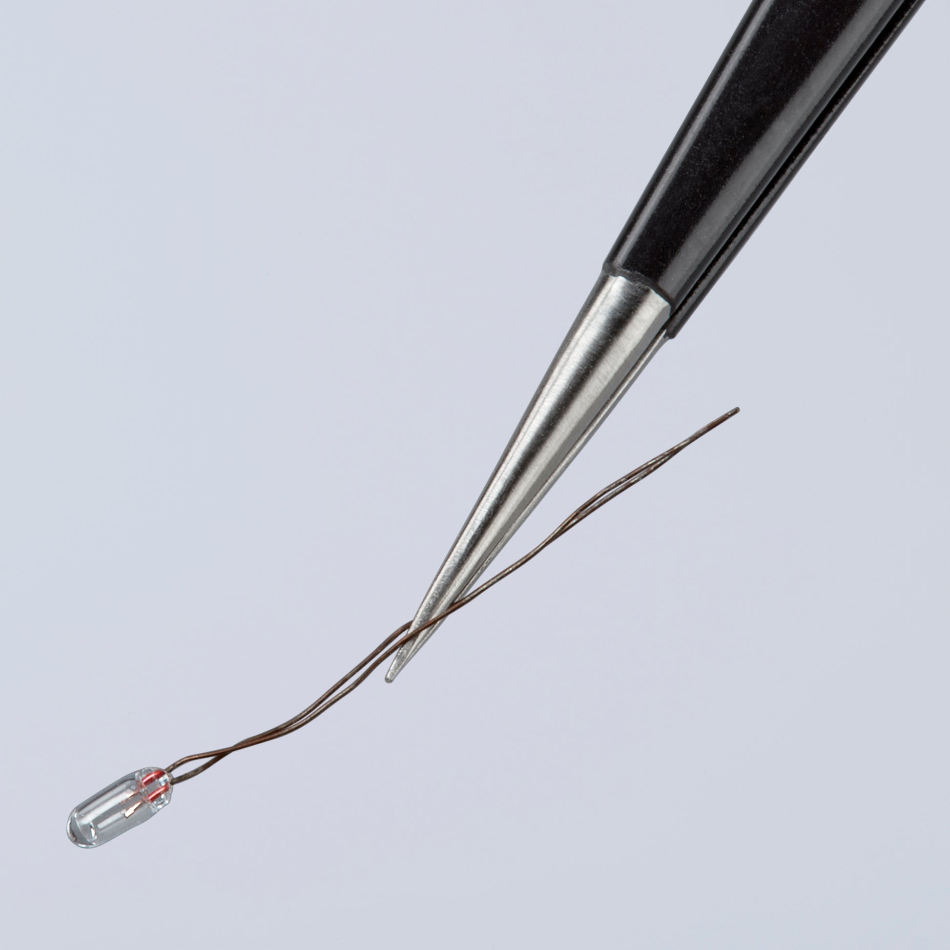 Knipex 92 21 03 ESD Stainless Steel Gripping Tweezers-Needle-Point Tips-ESD - image 6