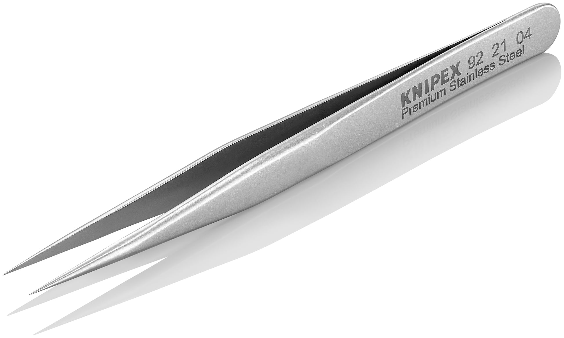 Knipex 92 21 04 Premium Stainless Steel Gripping Tweezers-Needle-Point Tips - image 4