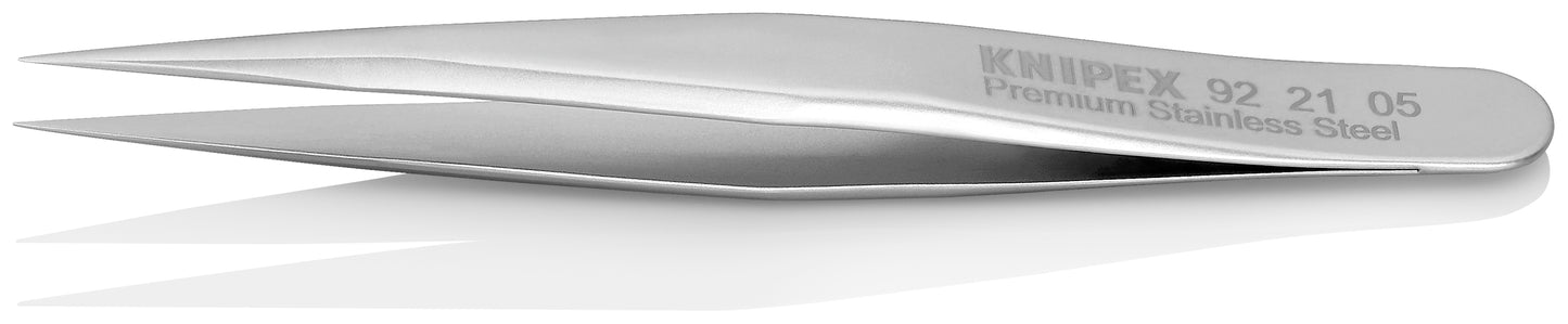 Knipex 92 21 05 Premium Stainless Steel Gripping Tweezers-Needle-Point Tips - image 3