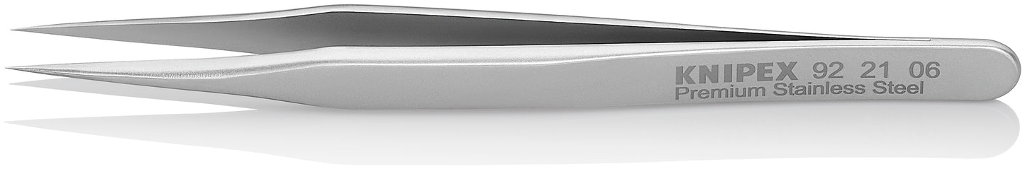 Knipex 92 21 06 Premium Stainless Steel Gripping Tweezers Needle-Point Tips - image 2