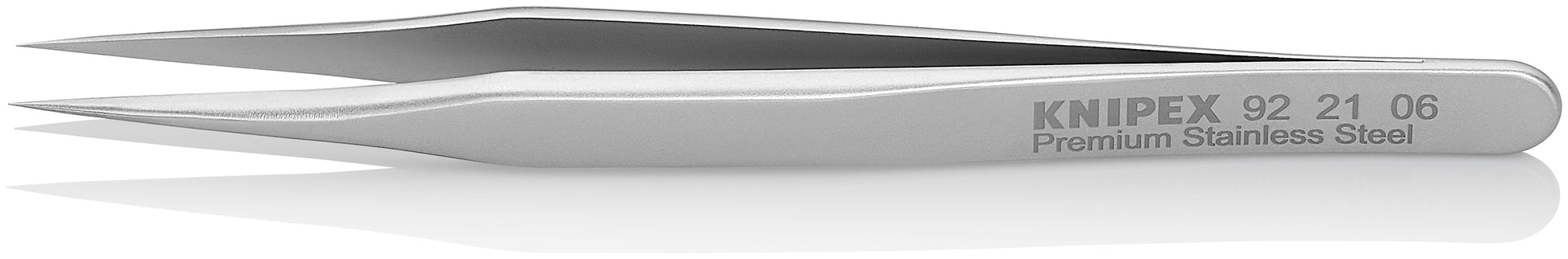 Knipex 92 21 06 Premium Stainless Steel Gripping Tweezers Needle-Point Tips - image 2