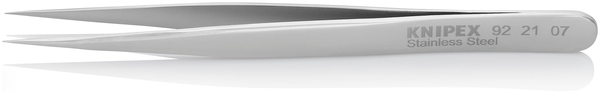 Knipex 92 21 07 Stainless Steel Gripping Tweezers-Needle Point Tips - image 2